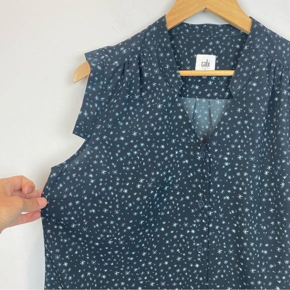 CABI • Astral Blouse Starry Night Top - Picture 4 of 11